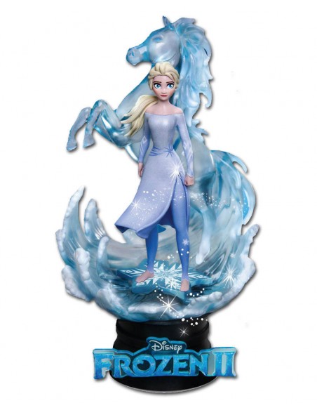Figura de Elsa 18cm*. Diorama Frozen II